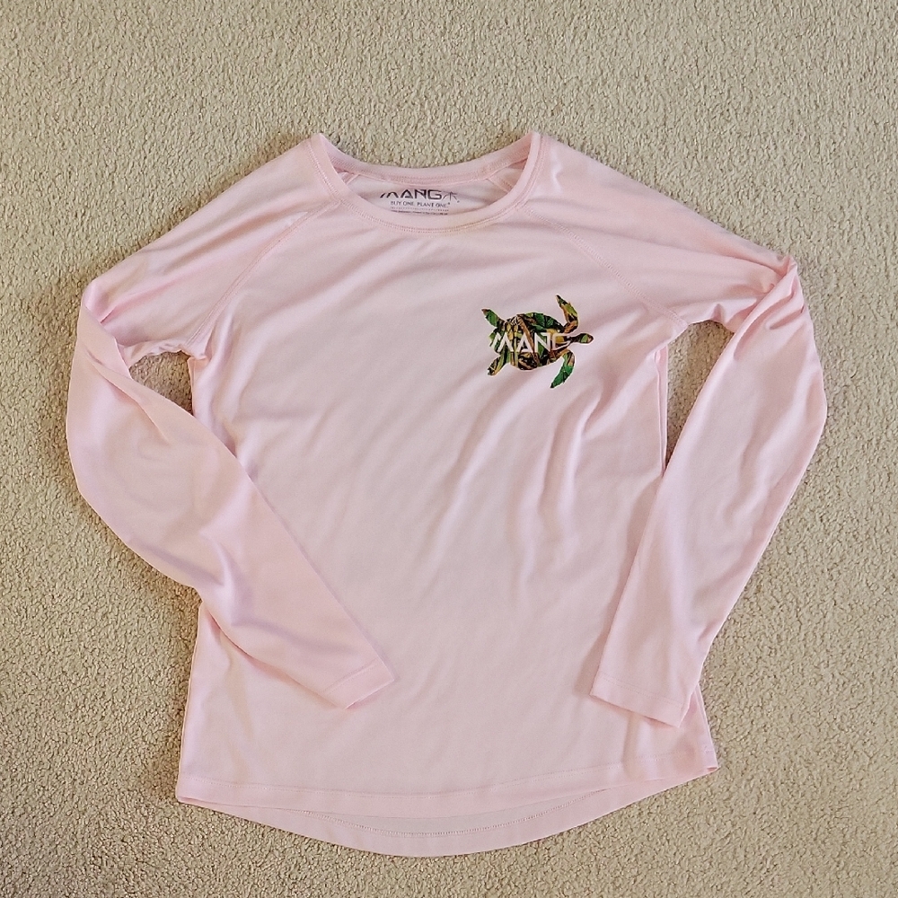 Mang Polyester Pink Long Sleeve Shirt with Logo